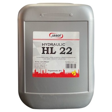 OLEJ HYDRAULICZNY JASOL HL 22 20 L