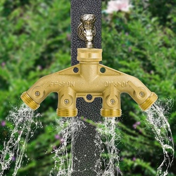 Разветвитель садового шланга, соединительный кран с резьбой 3/4 дюйма