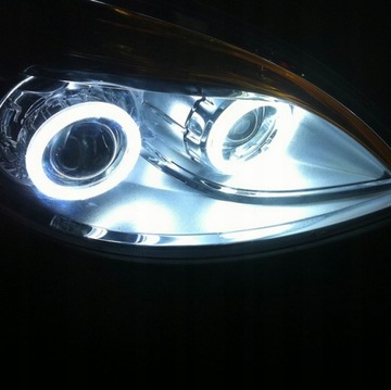 2 SZT RINGI LED COB ANGEL EYES DZIENNE KPL 100MM