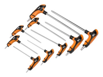 Ключи TORX тип Т, вставка 9 элементов CORONA C1227
