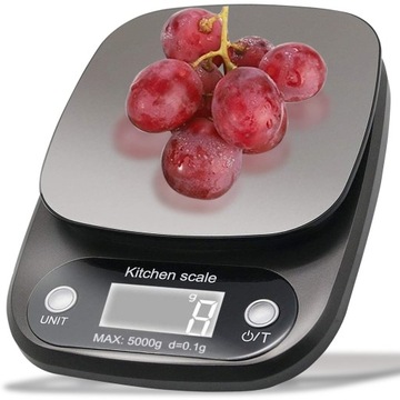 MOCNA Waga kuchenna RALTEK 06842 srebrny/szary 5 kg