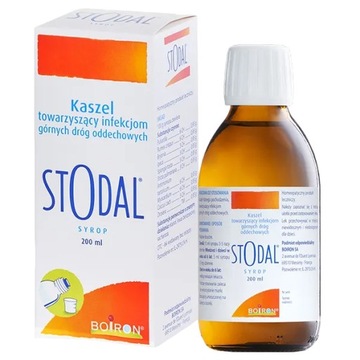BOIRON Stodal syrop na kaszel suchy i mokry 200 ml