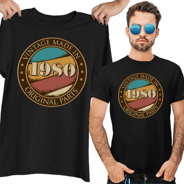 T-SHIRT KOSZULKA MĘSKA PREZENT URODZINY RÓŻNE DATY
