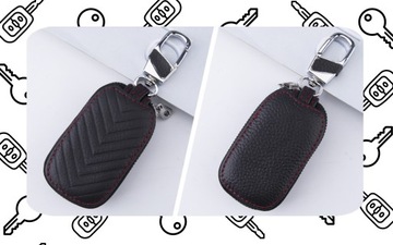 ETUI NA KLUCZE DO DOMU Pokrowiec na Kluczyk Samochodu SKÓRZANE Eleganckie