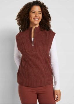 48 ЖИЛЕТ Bonprix С ВОРОТНИКОМ-СТОЙКОЙ