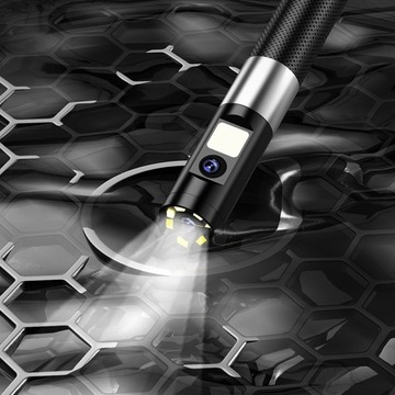 ENDOSKOP KAMERA INSPEKCYJNA RUCHOMA GŁOWICA 6mm DWA OBIEKTYWY 2m 2000mAh HD