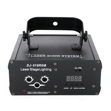 3 oczy RGB DMX oświetlenie sceniczne disco 100M