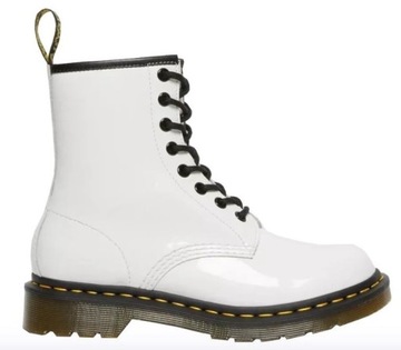 DR MARTENS BOTKI DAMSKIE BIAŁE SKÓRZANE 42 S7A