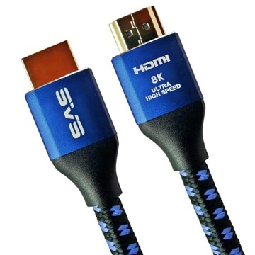 Kabel HDMI 2.1 2.1a 8K certyfikowany SVS 2 metry