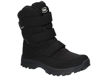 ŚNIEGOWCE MĘSKIE BUTY ZIMOWE AMERICAN CLUB SN05 SOLIDNE TRAPERY NA RZEPY 46