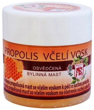 MAŚĆ PROPOLISOWA PROPOLIS PSZCZELI WOSK 150ml