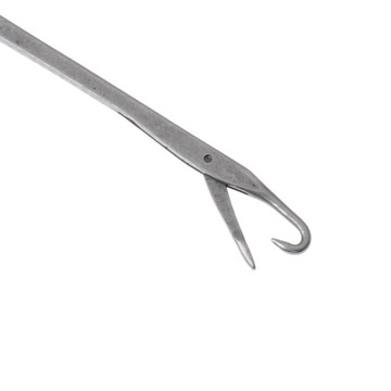 Набор карповых крючков с дужкой, 4 предм., нержавеющая сталь, оранжевый, желтый