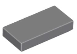 LEGO PŁYTKA GŁADKA 1X2 CIEMNOSZARY 3069B ZA 10 SZT