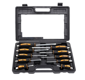 Отвертки перфорационные, отвертки слесарные, 10 шт.