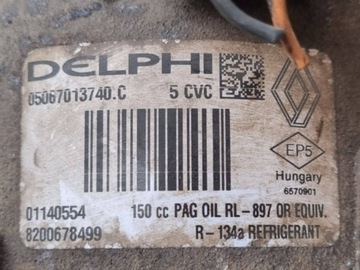 Компрессор кондиционера Renault Megane 2 рестайлинг 2007 г. 8200678499