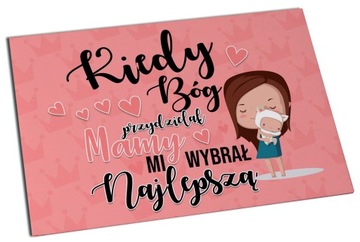 Magnes na lodówkę prezent DZIEŃ OJCA MATKI 7x10