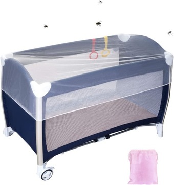 Moskitiera do Wózka Łóżeczka Osłona L 340x45