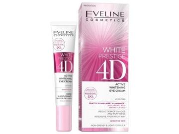 EVELINE White Prestige 4D Aktywnie wybielający krem pod oczy 20 ml