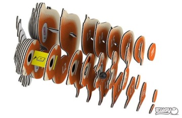 Эко-пространственный пазл «Красная белка» своими руками