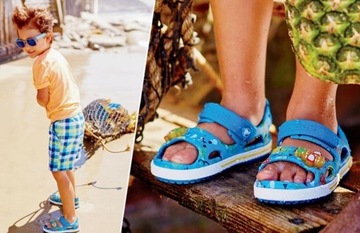 ДЕТСКИЕ САНДАЛИИ CROCS CROCBAND ДЕТСКИЕ ЛЕГКИЕ САБО НА ЛИПУЧКЕ 28-29 C11