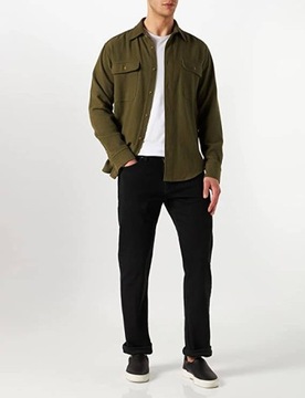 LEE LEGENDARY REGULAR BLACK OVERDYE L76BTMQO 36/34