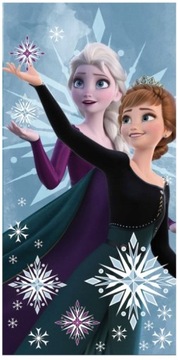 FROZEN KRAINA LODU RĘCZNIK 70x140 BAWEŁNIANY ANNA ELZA DLA DZIECKA