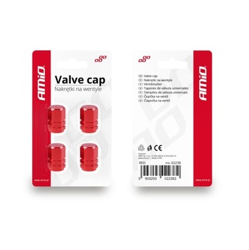 КРАСНЫЕ КРЫШКИ КЛАПАНОВ, 4 АЛЮМИНИЕВЫЕ ДЕТАЛИ