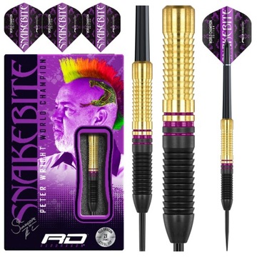 RED DRAGON PETER WRIGHT zestaw rzutek mosiężnych