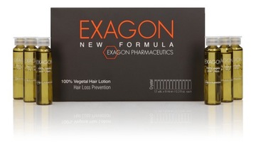 Ampułki placenta EXAGON przeciw wypadaniu włosów, stymuluj baby hair 12x9ml