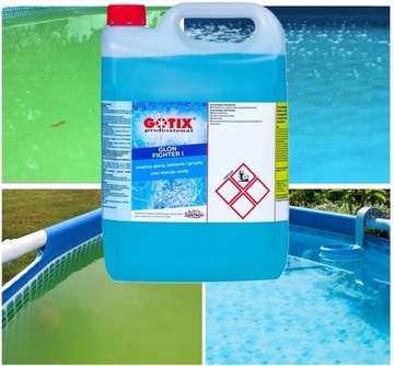 Antyglon Mocny Środek na Glony w Basenie Jacuzzi SPA Chemia na Glony 4L