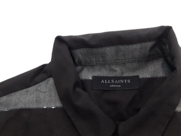 ALLSAINTS postarzana KOSZULA w paski _ M