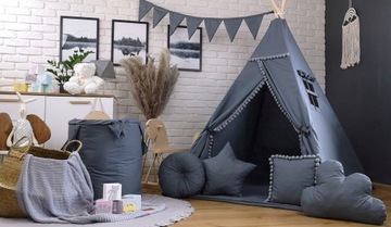 БАЗОВАЯ ПАЛАТКА TIPI TEPEE, 4 ЦВЕТА, СТАБИЛИЗАТОР