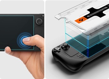 Закаленное стекло для Steam Deck/Steam Deck OLED, Spigen, для экрана 9H