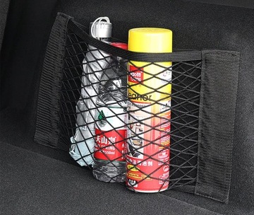 СУМКА-ОРГАНИЗАТОР СЕТКА ДЛЯ БАГАЖНИКА АВТОМОБИЛЯ С ПРОЧНЫМ КАРМАНОМ НА ЗАВИСКЕ 80х25см