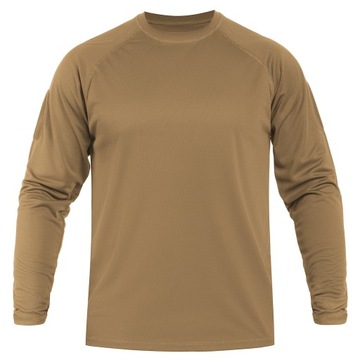 Koszulka sportowa termoaktywna z długim rękawem Mil-Tec Tactical Coyote 3XL