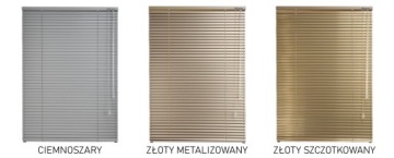 Алюминиевые жалюзи по индивидуальному заказу CLICKY Loft 25 мм 80x130