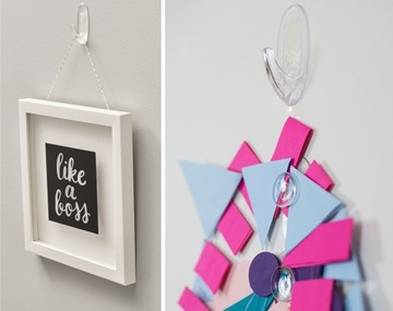 КРЮЧКИ МАЛЕНЬКИЕ ПРОЗРАЧНЫЕ 3М 2 ШТ 17092