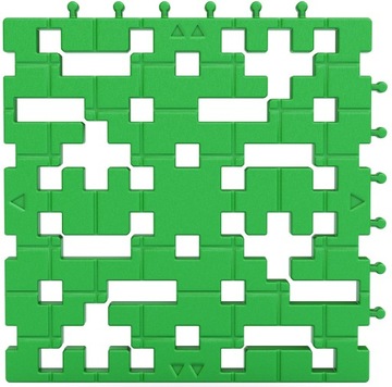 MELI Набор строительной плитки Basic Baseplate Green Classic, 6 шт.