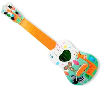 GITARA DLA DZIECI DUŻA 43CM UKULELE GRA INSTRUMENT