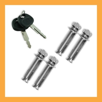 BLOKADA PARKINGOWA ZAPORA MIEJSCA PARKINGOWEGO NA KLUCZ SKŁADANA SŁUPEK