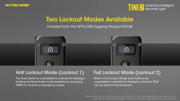 МОЩНАЯ NITECORE TINI 2 500люм USB-БРЕЛОК-ЛАМПА