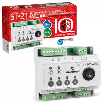 LISTWA STERUJĄCA SIŁOWNIKAMI 4 STREF DIAMOND ST-21
