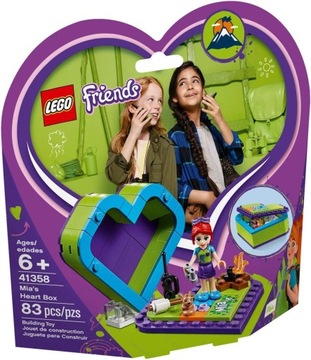 LEGO 41358 Friends Pudełko w kształcie serca Mii
