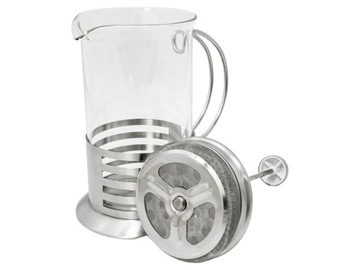 ПАРОЧНИК С ПОРШНЕМ ДЛЯ КОФЕ И ЧАЯ 0,6л TR-129-2