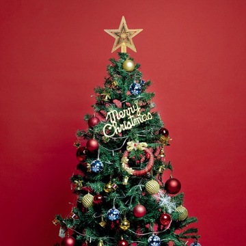 ЦИЛИНДР РОЖДЕСТВЕНСКИЕ УКРАШЕНИЯ, ЗВЕЗДНАЯ РОЖДЕСТВЕНСКАЯ ЕЛКА