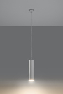 ELEGANCKA LAMPA WISZĄCA CERAMICZNA DEXTER BIAŁA
