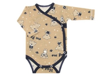 БОДИ КОНВЕРТ С ДЛИННЫМИ РУКАВАМИ 56 BOHO BEAR /7г/