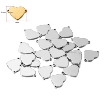 100Pcs/lot Customized Custom Laser Engrave Name LOGO Stainless Steel