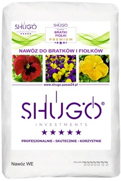 Nawóz do Bratków i Fiołków Premium 25 kg SHUGO
