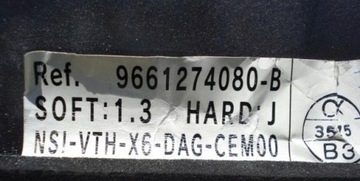 PŘÍSTROJOVÁ DESKA BUDÍK CITROEN OE 96657314XT